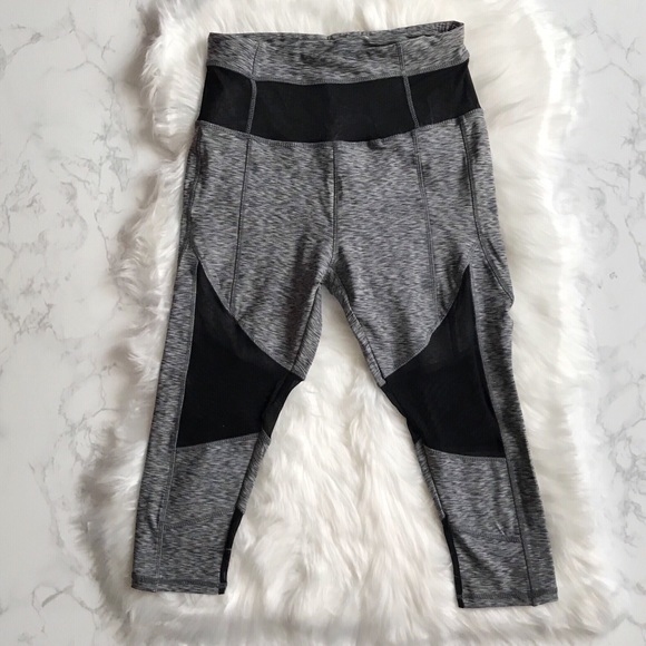 Electric Yoga Pants - NWOT Electric Yoga Grey Mesh Capri